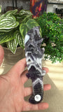 Chevron Amethyst Knife