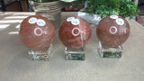 Fire Quartz Spheres