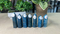 Blue Apatite Points