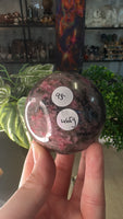 Ice Rhodonite sphere