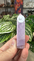 Pink/Purple Lepidolite Points from Mozambique