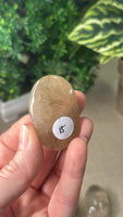 Gold Rutile Palm Stones