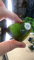 Nephrite Jade Hearts