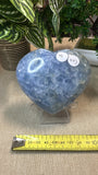 Blue Calcite Heart