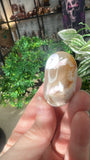 Flower agate palm stones