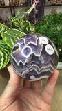 Chevron Amethyst Sphere