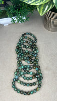 African turquoise bracelets 8mm