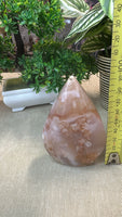 Flower agate free form