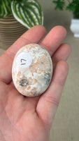 Pink Scolecite Palm Stones