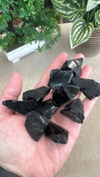 Raw Obsidian pieces