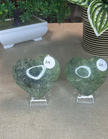 Prehnite hearts