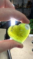 Nephrite Jade Hearts