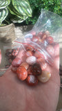 Mini Carnelian Tumbles/ large chips