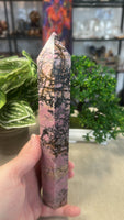 Rhodonite tower