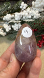 Purple Rose Quartz Palm stones