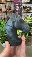 Obsidian Horse Head