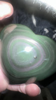Rainbow Obsidian Heart