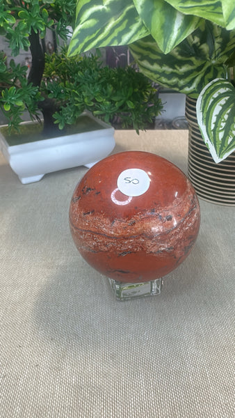 Red Jasper sphere