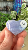 Blue Lace Agate Hearts