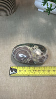 Green flower Jasper Palm stone