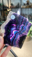 Colourful Fluorite Slices