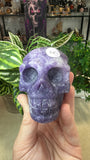 Lepidolite Skulls