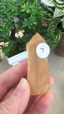Tangerine Quartz Pieces