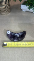 Chevron amethyst Moon Bowl