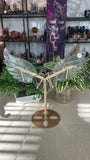 Light Smokey Quartz Heart with Wings