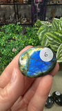 Labradorite palm stones