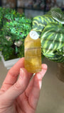 Yellow Fluorite Points