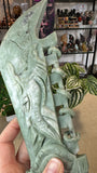 Green Jade Carving