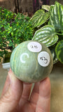Green Moonstone Spheres
