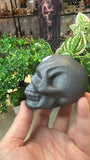 Shungite skull