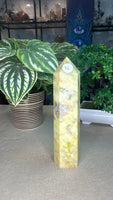 Lime Jade with mica Tower