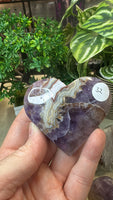 Amethyst and agate Hearts