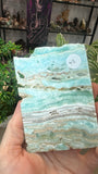 Blue Aragonite Slice