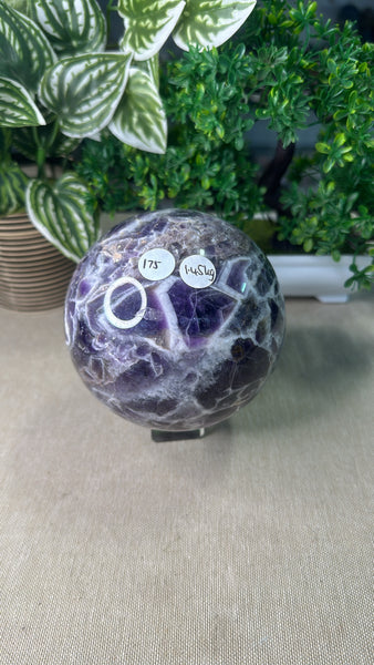 Chevron Amethyst Sphere