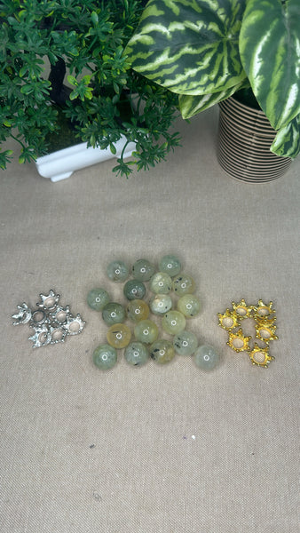 Mini Prehnite Spheres