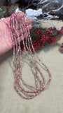 Rhodochrosite Triple Bracelets/ Necklaces