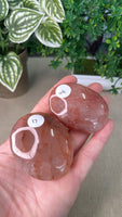 Fire Quartz Palm Stones