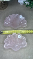 Rose Quartz Shell Bowls