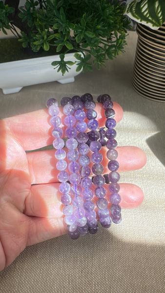 Amethyst Bracelet 6mm