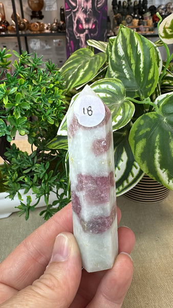 Pink Tourmaline Points
