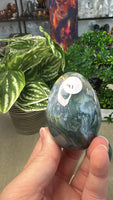 Moss agate eggs