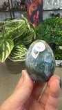 Moss agate eggs