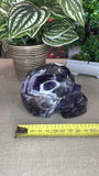 Chevron Amethyst skull