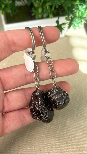 Garnet Key Rings