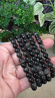 Silver Obsidian Bracelet