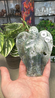 Moss agate Angel